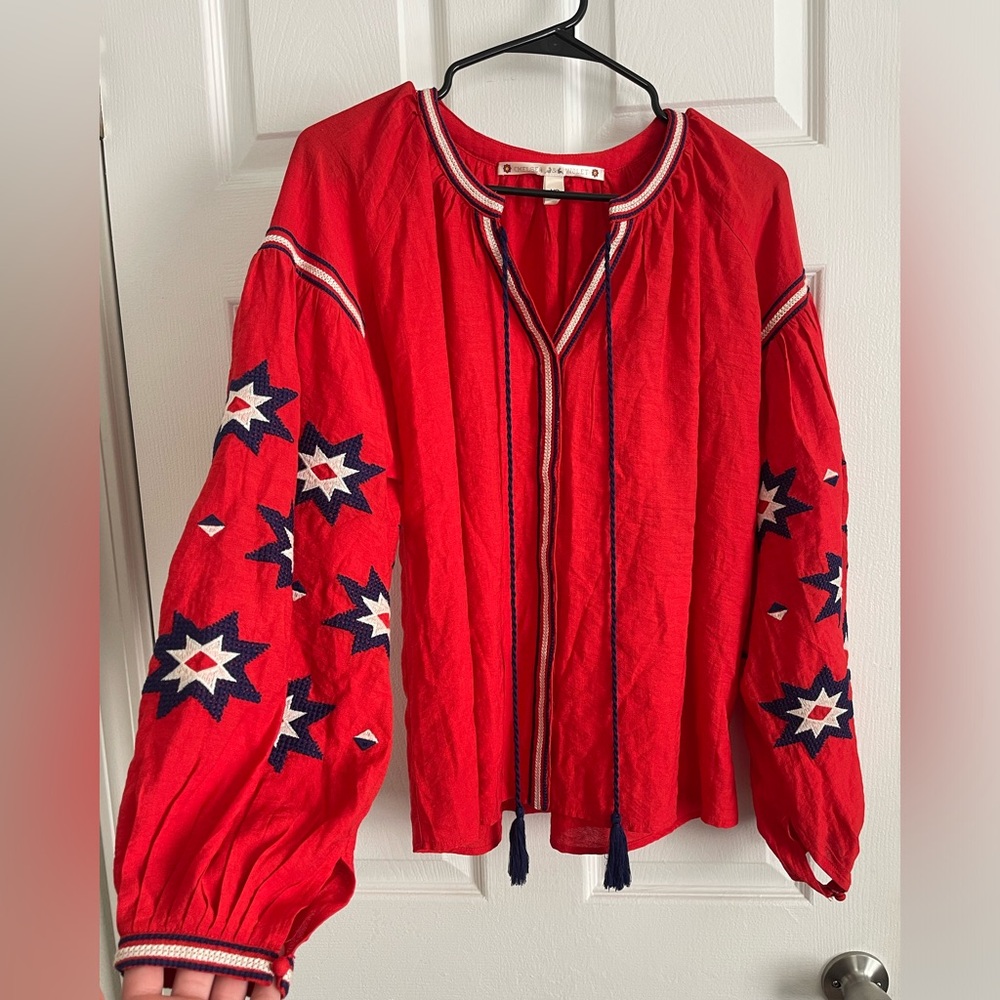 Chelsea & Violet Blouse XSmall Oversized Balloon Sleeve